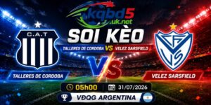 Soi Kèo Talleres De Cordoba Vs Velez Sarsfield Lúc 05h00 Ngày 31/07/2026 – VĐQG Argentina